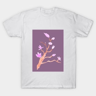 flower, floral, branch, plant, ecology, environment, nature, natural, watercolor, art, painted, hand-drawn T-Shirt